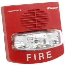 Simplex (4906-9127) Multi-Candela Horn Strobe, Red – Rasha Engineering